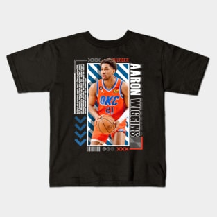 Aaron Wiggins Paper Poster Version 10 Kids T-Shirt